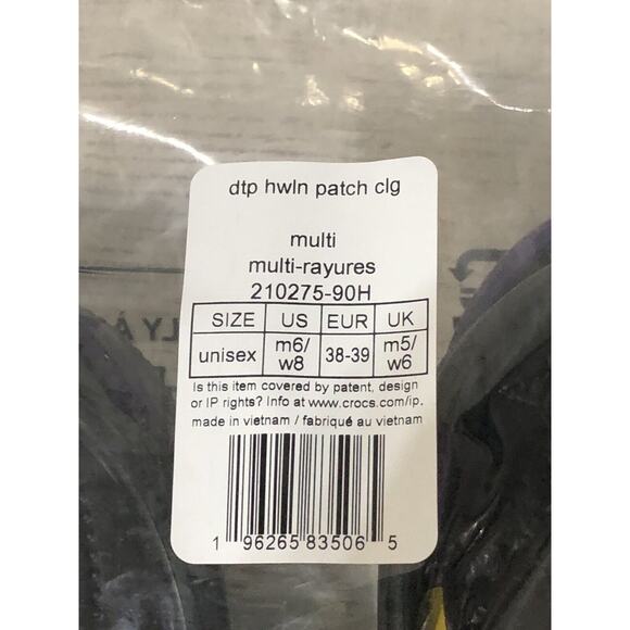 Disney Parks Halloween 2024 Mickey’s Pumpkin Patch Adult Clogs Crocs Size M6/W8 - Picture 9 of 9